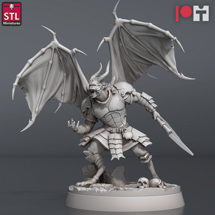 Dungeons & Dragons - STL Miniatures - Demons Set (7 Figurer)