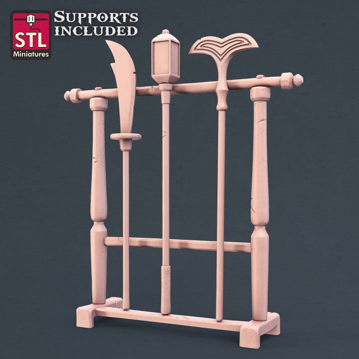 Dungeons & Dragons - STL Miniatures - Monk Set