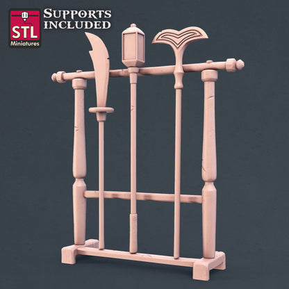 Dungeons & Dragons - STL Miniatures - Monk Set