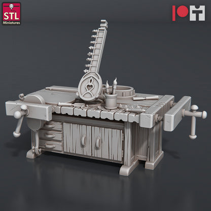 Dungeons & Dragons - STL Miniatures - Music Store Set