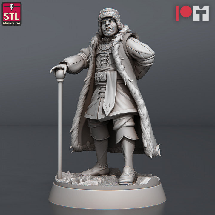 Dungeons & Dragons - STL Miniatures - Nobles Set