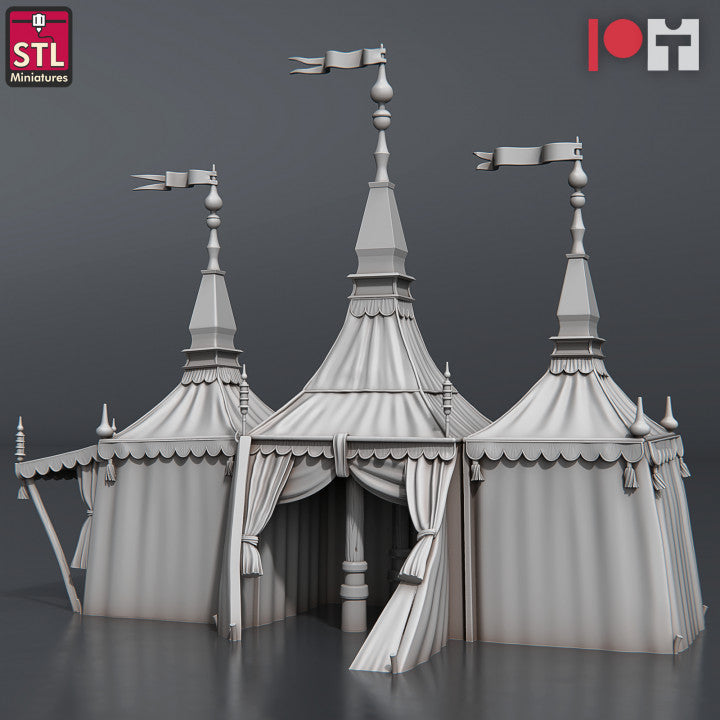 Dungeons & Dragons - STL Miniatures - Nobles Set
