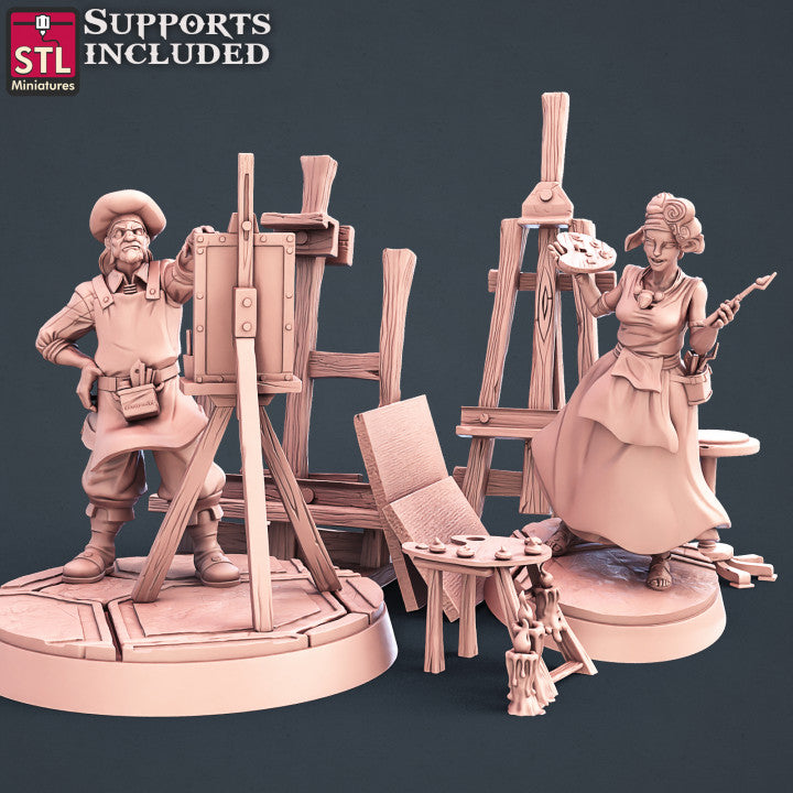 Dungeons & Dragons - STL Miniatures - Painters Set