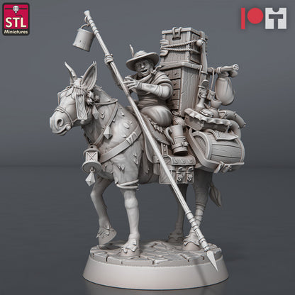 Dungeons & Dragons - STL Miniatures - Food Vendors Set
