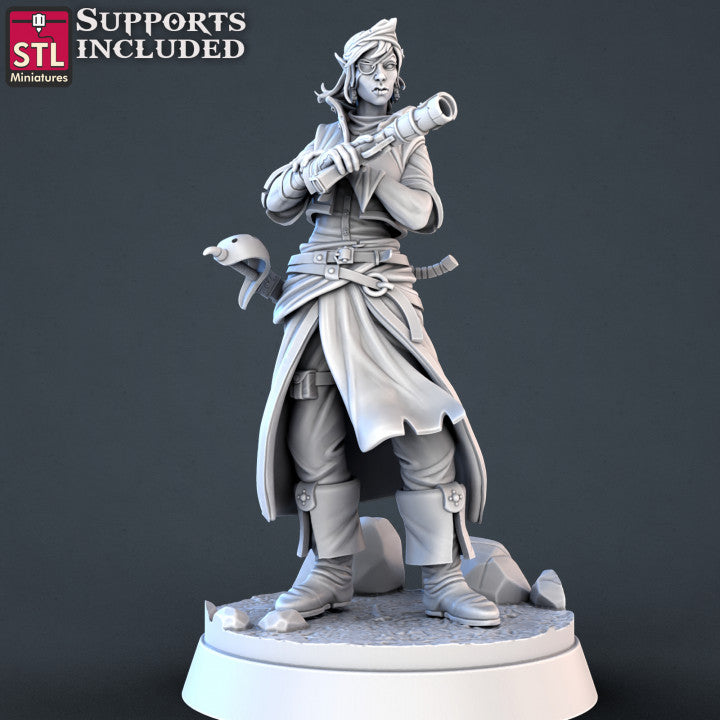 Dungeons & Dragons - STL Miniatures - Pirate Set
