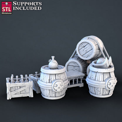 Dungeons & Dragons - STL Miniatures - Pirate Set