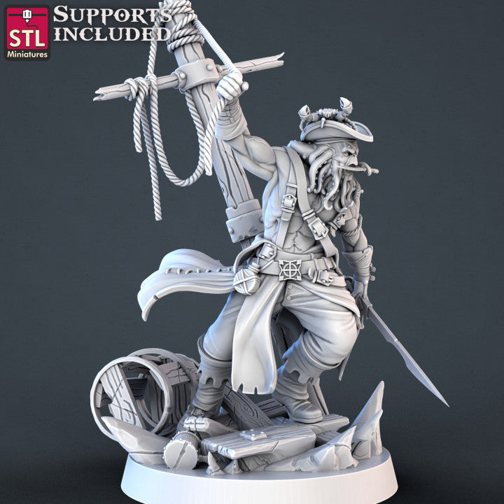 Dungeons & Dragons - STL Miniatures - Pirate Set