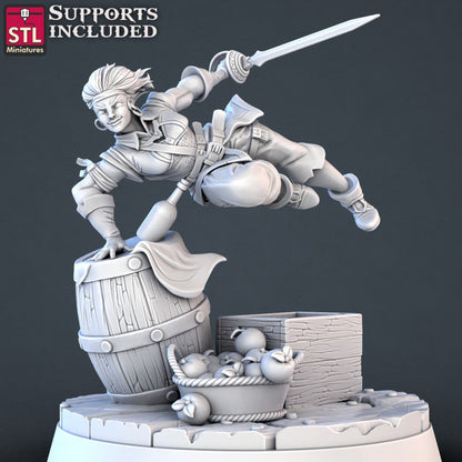 Dungeons & Dragons - STL Miniatures - Pirate Set