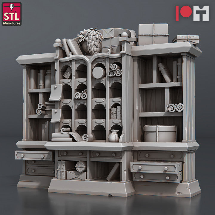 Dungeons & Dragons - STL Miniatures - Post Office Set