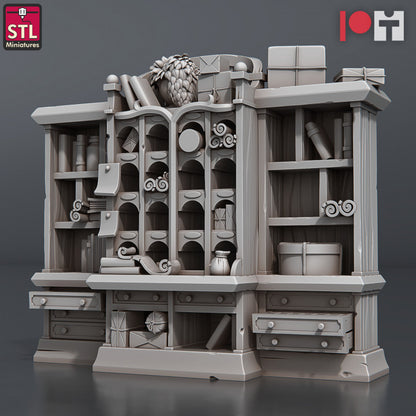 Dungeons & Dragons - STL Miniatures - Post Office Set