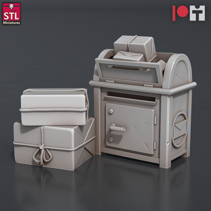 Dungeons & Dragons - STL Miniatures - Post Office Set