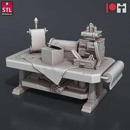 Dungeons & Dragons - STL Miniatures - Post Office Set