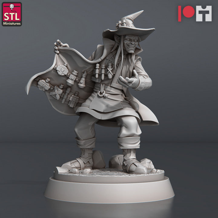 Dungeons & Dragons - STL Miniatures - Potion Vendor Set