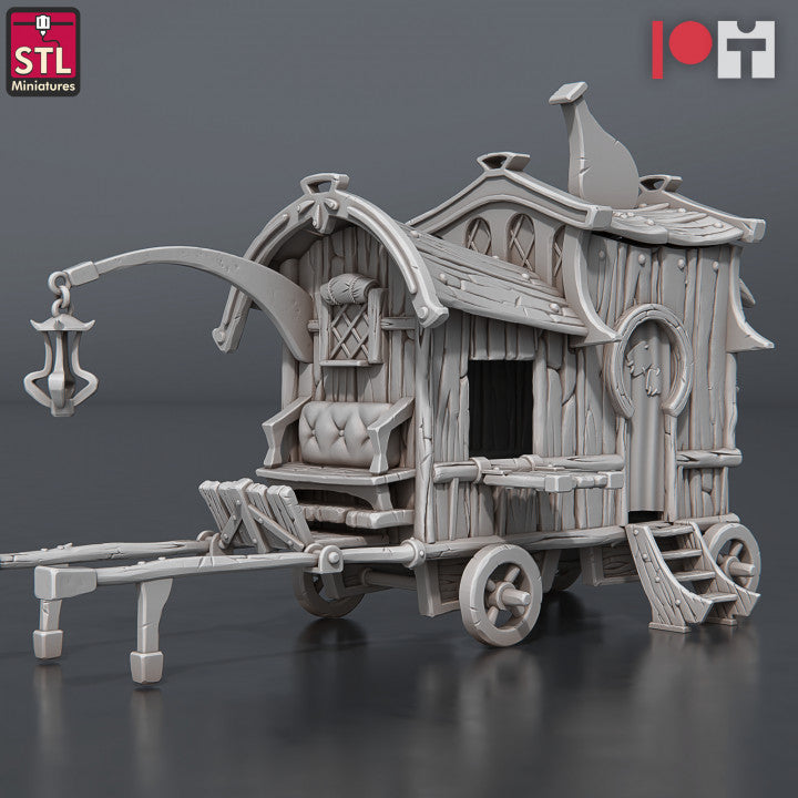 Dungeons & Dragons - STL Miniatures - Potion Vendor Set