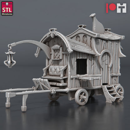 Dungeons & Dragons - STL Miniatures - Potion Vendor Set