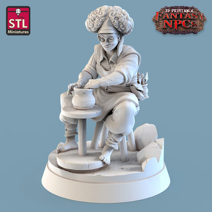 Dungeons & Dragons - STL Miniatures - NPCs (10 Figurer)
