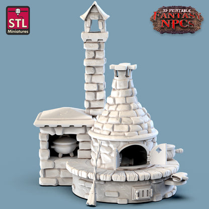 Dungeons & Dragons - STL Miniatures - Potter Set