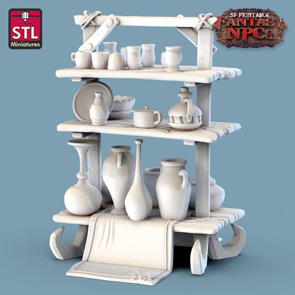 Dungeons & Dragons - STL Miniatures - Potter Set