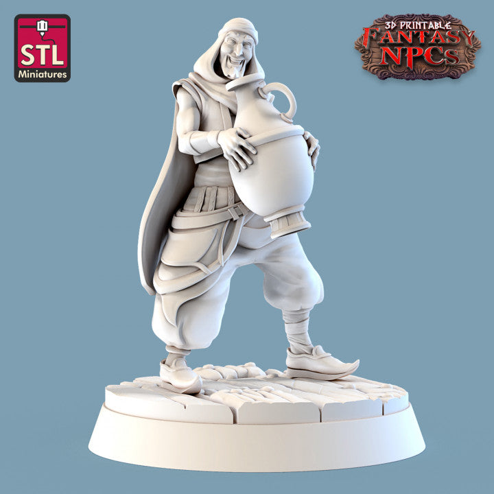 Dungeons & Dragons - STL Miniatures - Potter Set