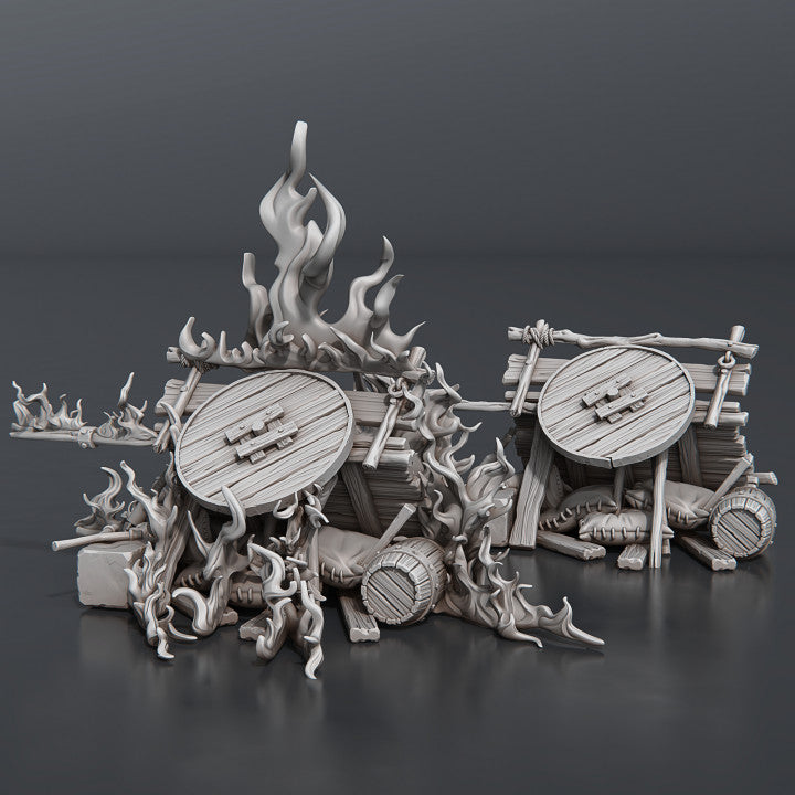 Dungeons & Dragons - STL Miniatures - Riot Set