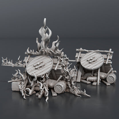 Dungeons & Dragons - STL Miniatures - Riot Set