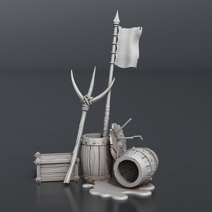 Dungeons & Dragons - STL Miniatures - Riot Set