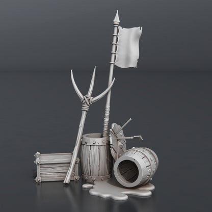 Dungeons & Dragons - STL Miniatures - Riot Set
