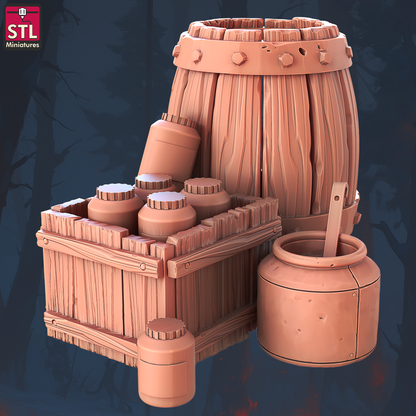 Dungeons & Dragons - STL Miniatures - Beekeepers Set