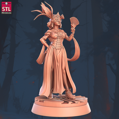 Dungeons & Dragons - STL Miniatures - Masquerade Vetenian Carnival Set