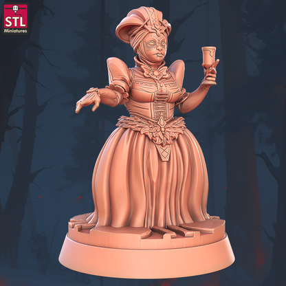 Dungeons & Dragons - STL Miniatures - Masquerade Vetenian Carnival Set