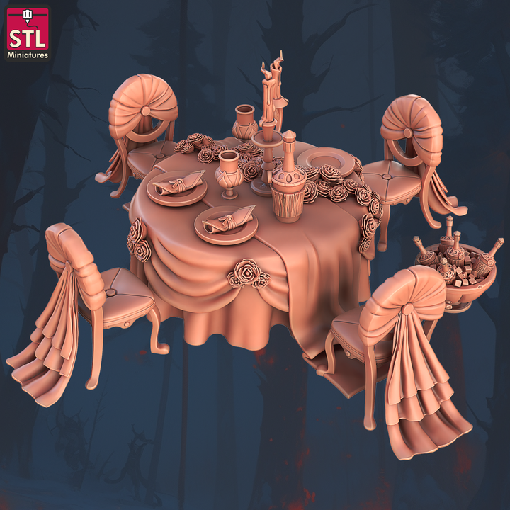 Dungeons & Dragons - STL Miniatures - Masquerade Vetenian Carnival Set