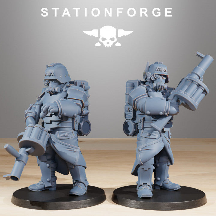 Wargames - Stationforge - GrimGuard - Tinkers 2.0 Squad (10 Figurer)