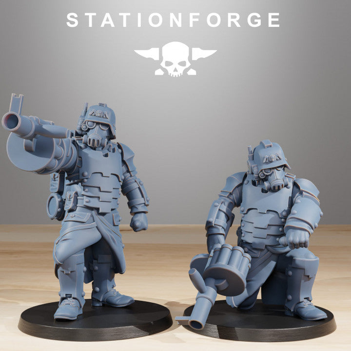 Wargames - Stationforge - GrimGuard - Tinkers 2.0 Squad (10 Figurer)