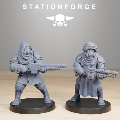 Wargames - Stationforge - GrimGuard - Scorchers Squad (10 Figurer)
