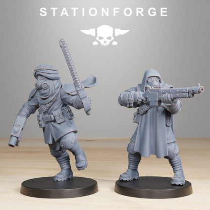 Wargames - Stationforge - GrimGuard - Scorchers Squad (10 Figurer)