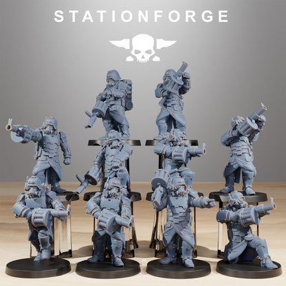 Wargames - Stationforge - GrimGuard - Tinkers 2.0 Squad (10 Figurer)