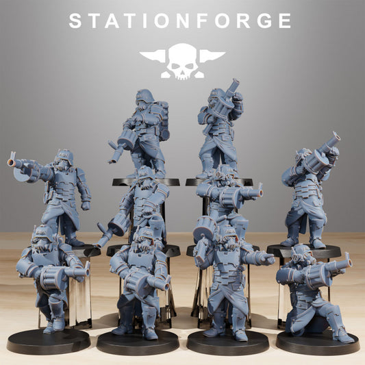 Wargames - Stationforge - GrimGuard - Tinkers 2.0 Squad (10 Figurer)