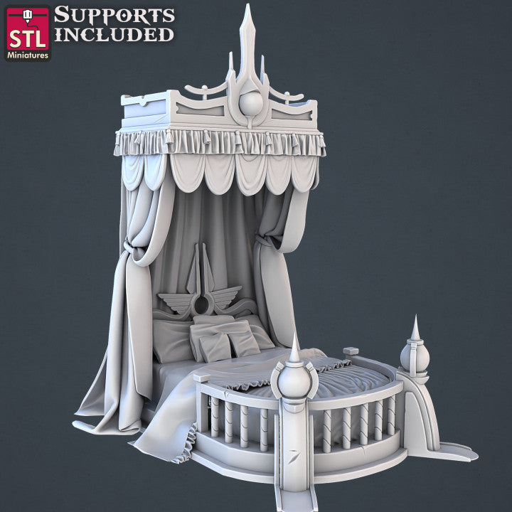 Dungeons & Dragons - STL Miniatures - Royal Court Set