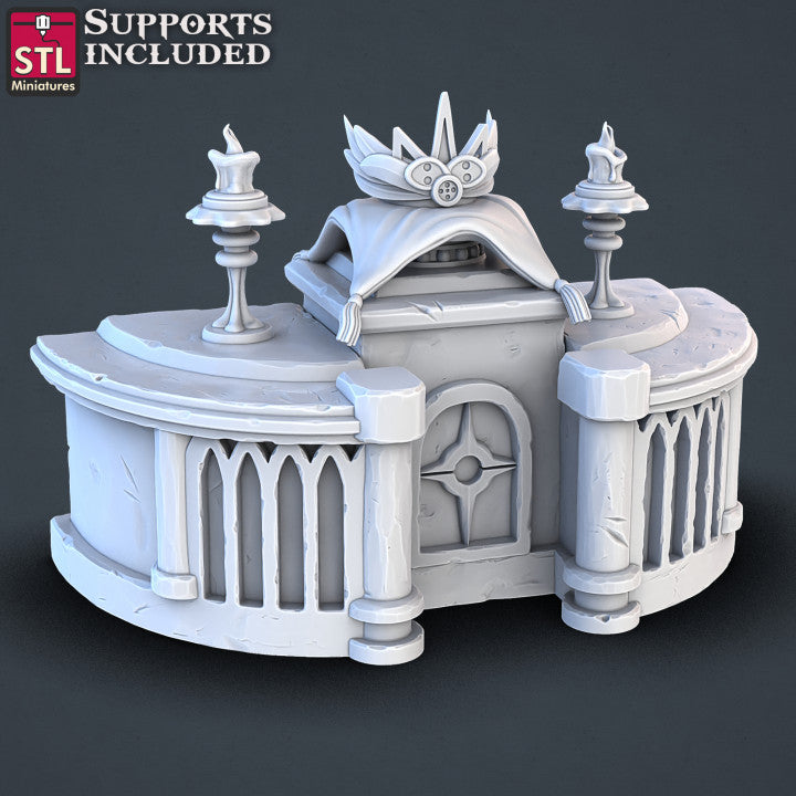 Dungeons & Dragons - STL Miniatures - Royal Court Set