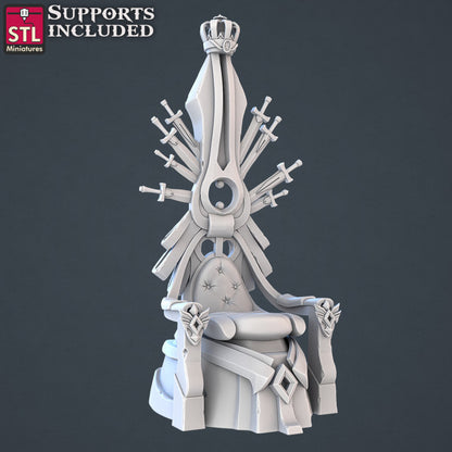 Dungeons & Dragons - STL Miniatures - Royal Court Set