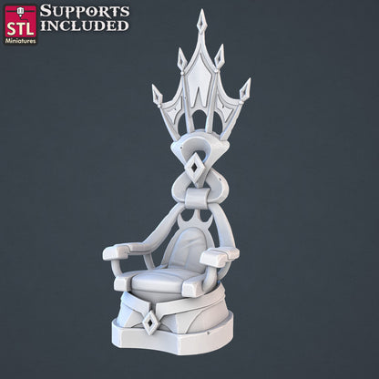 Dungeons & Dragons - STL Miniatures - Royal Court Set