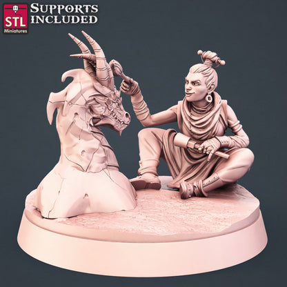 Dungeons & Dragons - STL Miniatures - Stone Carver Set