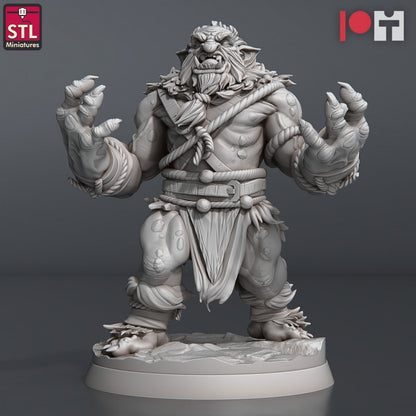Dungeons & Dragons - STL Miniatures - Snow Trolls Set (3 Figurer)