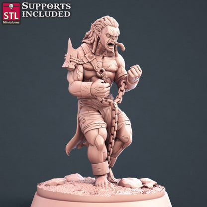 Dungeons & Dragons - STL Miniatures - Slave Merchant Set