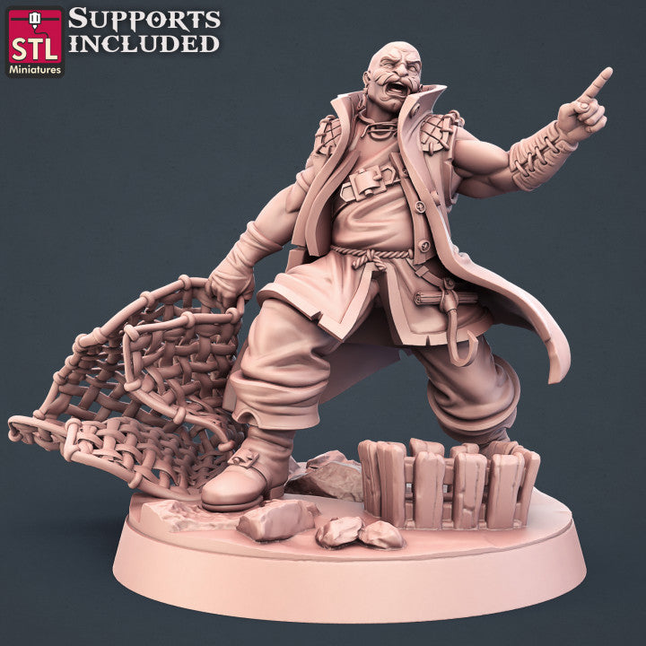 Dungeons & Dragons - STL Miniatures - Fisherman Set
