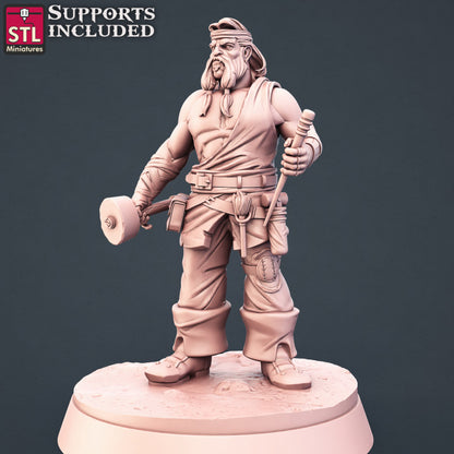 Dungeons & Dragons - STL Miniatures - Stone Carver Set
