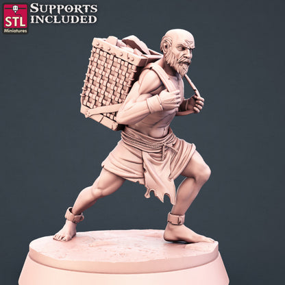 Dungeons & Dragons - STL Miniatures - Stone Carver Set