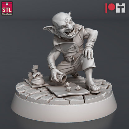 Dungeons & Dragons - STL Miniatures - Street Gambler Set