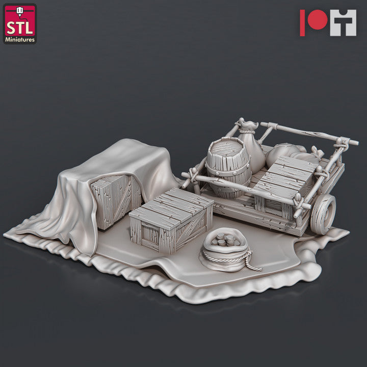 Dungeons & Dragons - STL Miniatures - Street Gambler Set