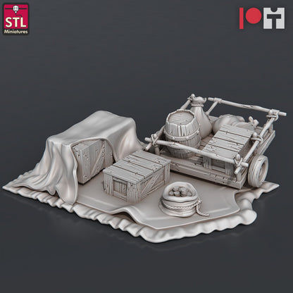 Dungeons & Dragons - STL Miniatures - Street Gambler Set